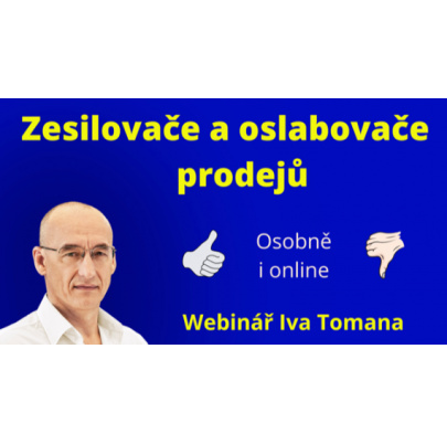 videokurz Zesilovače a oslabovače prodejů Ing. Ivo Toman
