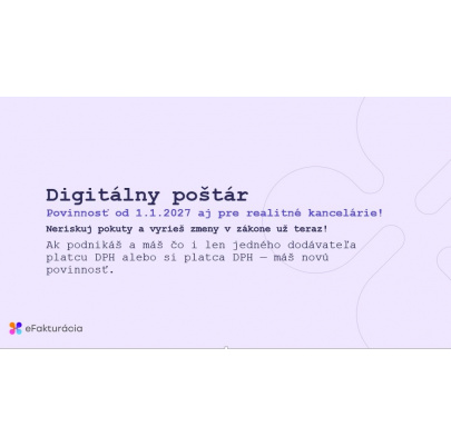 Jednoduchý fakturačný software s Digitálnym poštárom